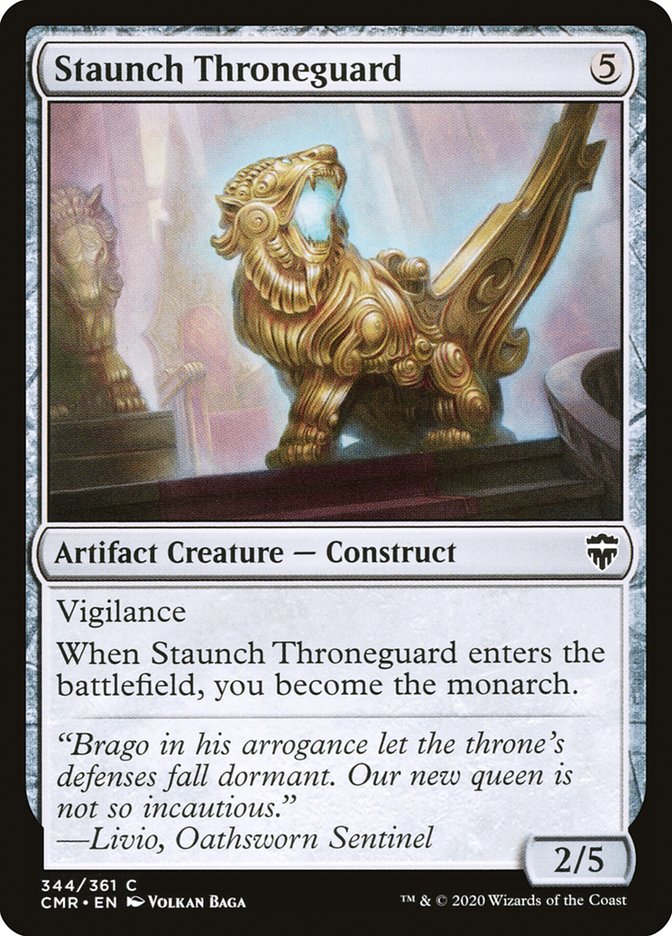 Staunch Throneguard [Commander Legends] | Card Citadel