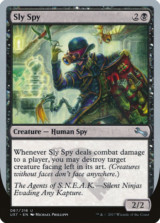 Sly Spy ("Silent Ninjas Evading Any Kapture") [Unstable] | Card Citadel