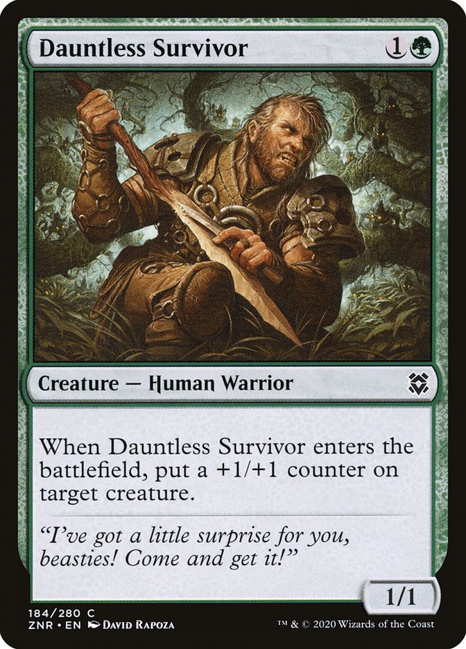 Dauntless Survivor [Zendikar Rising] | Card Citadel