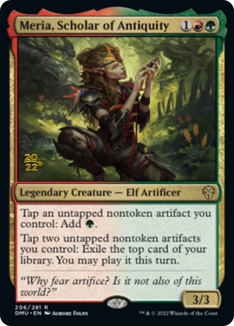 Meria, Scholar of Antiquity [Dominaria United Prerelease Promos] | Card Citadel