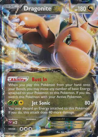 Dragonite EX (74/111) (Jumbo Card) [XY: Furious Fists] | Card Citadel
