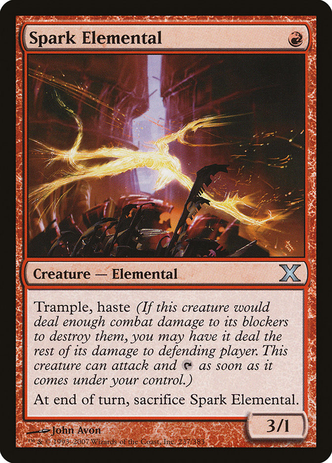 Spark Elemental [Tenth Edition] | Card Citadel