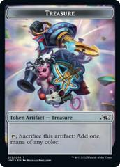 Clown Robot (003) // Treasure (013) Double-sided Token [Unfinity Tokens] | Card Citadel