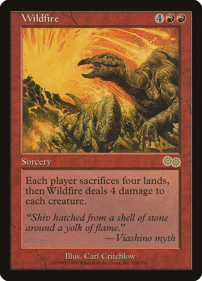 Wildfire [Urza's Saga] | Card Citadel