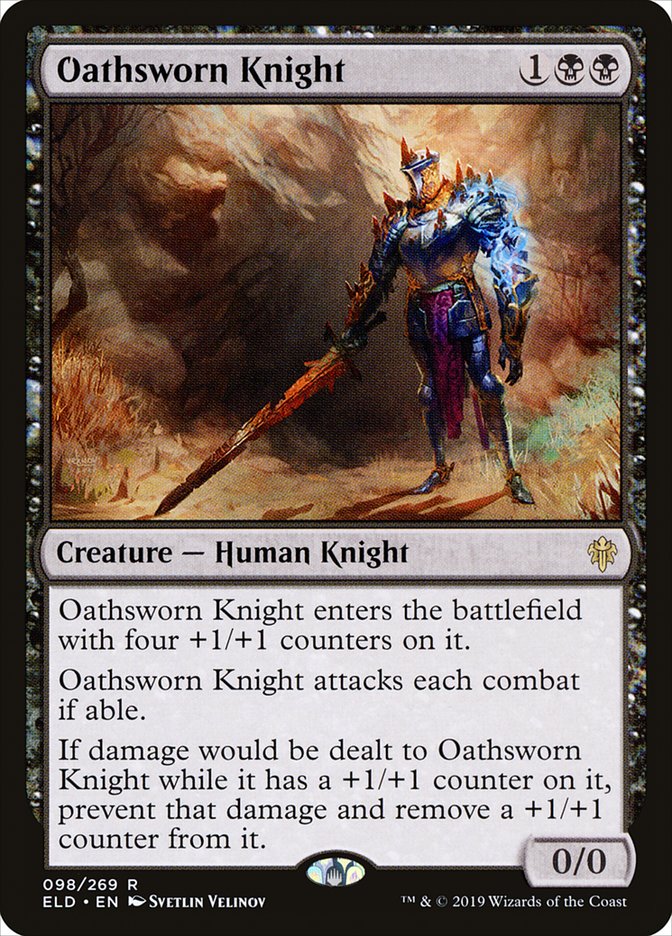 Oathsworn Knight [Throne of Eldraine] | Card Citadel