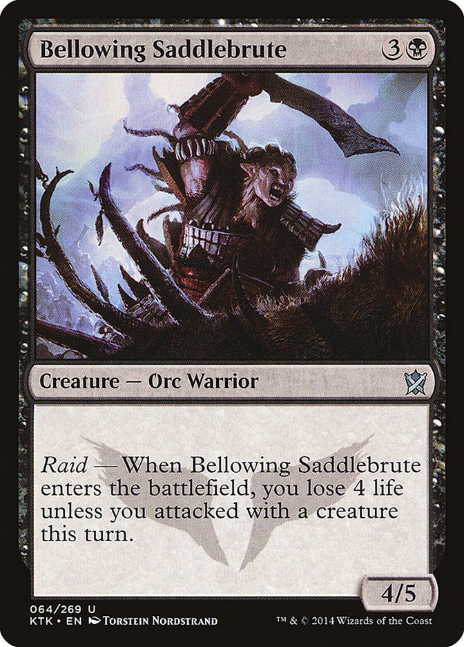 Bellowing Saddlebrute [Khans of Tarkir] | Card Citadel