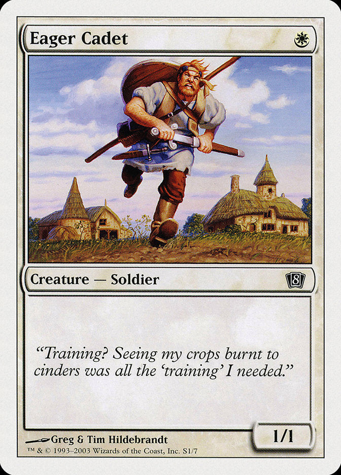 Eager Cadet [Eighth Edition] | Card Citadel