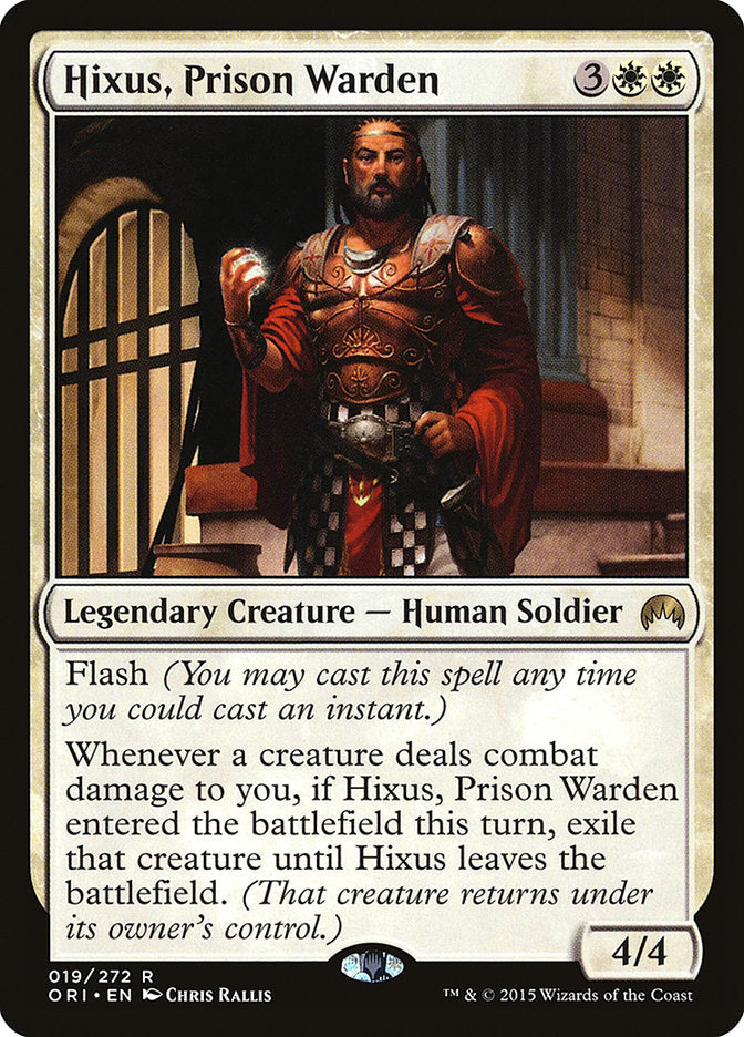 Hixus, Prison Warden [Magic Origins] | Card Citadel