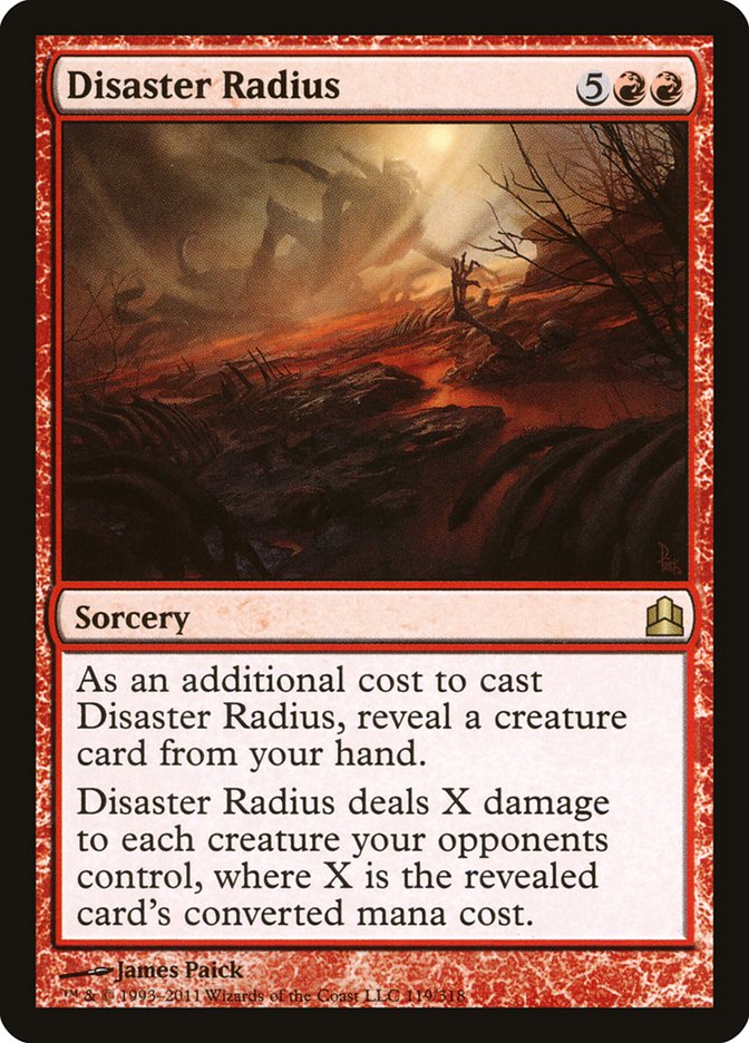 Disaster Radius [Commander 2011] | Card Citadel