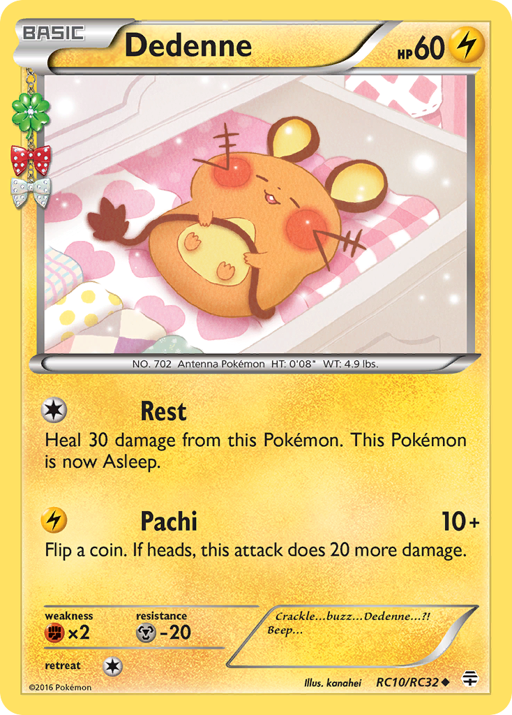 Dedenne (RC10/RC32) [XY: Generations] | Card Citadel