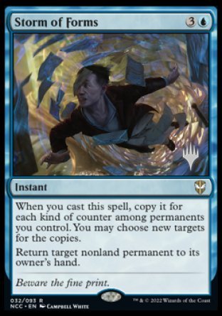 Storm of Forms (Promo Pack) [Streets of New Capenna Commander Promos] | Card Citadel