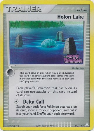 Holon Lake (87/110) (Stamped) [EX: Holon Phantoms] | Card Citadel