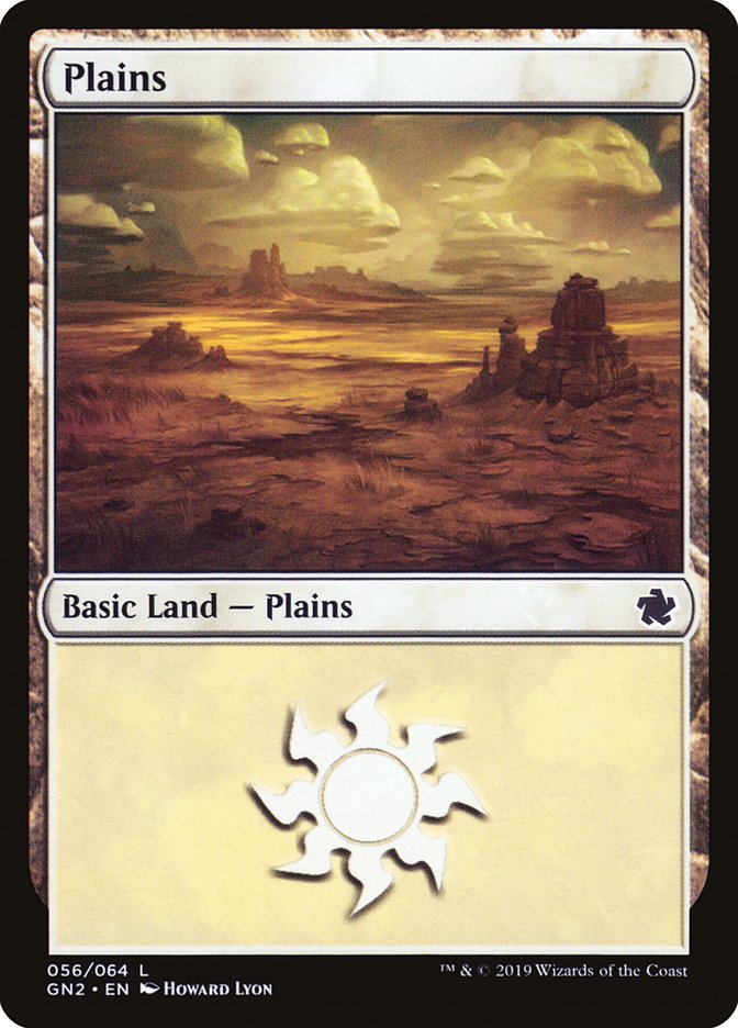 Plains (56) [Game Night 2019] | Card Citadel