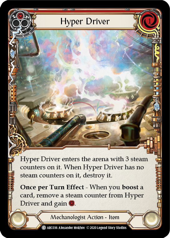 Hyper Driver [ARC036] Unlimited Rainbow Foil | Card Citadel