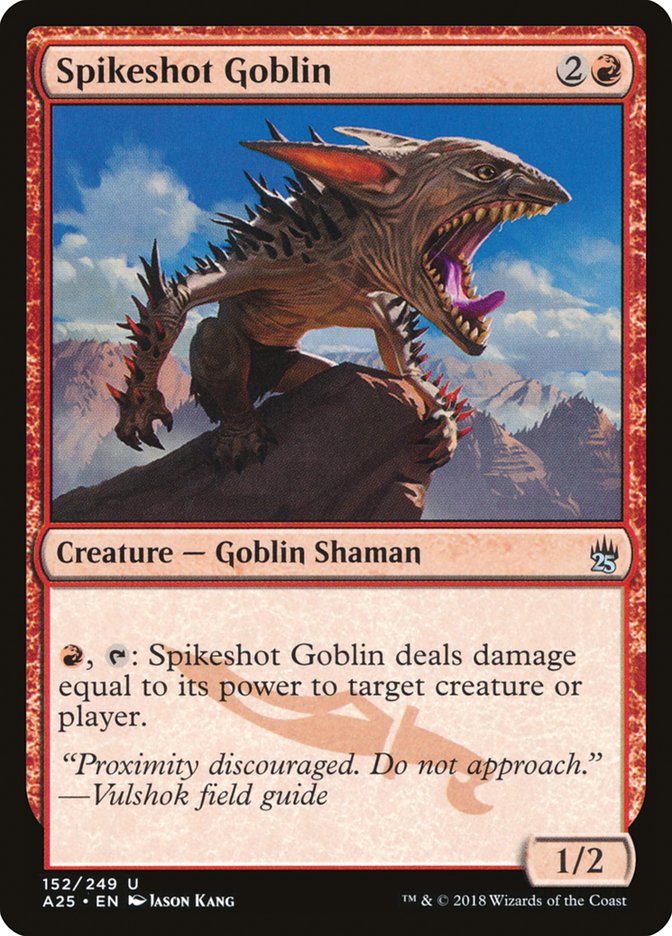 Spikeshot Goblin [Masters 25] | Card Citadel