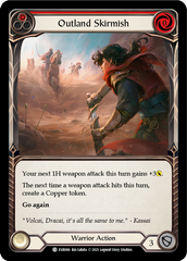 Outland Skirmish (Red) [EVR066] (Everfest)  1st Edition Rainbow Foil | Card Citadel