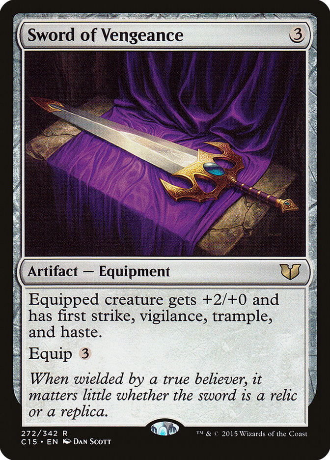 Sword of Vengeance [Commander 2015] | Card Citadel