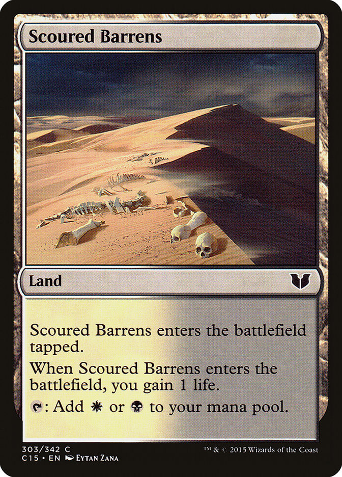 Scoured Barrens [Commander 2015] | Card Citadel