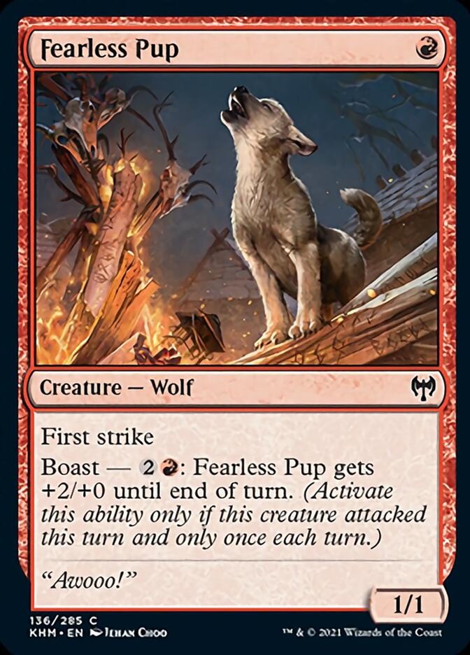 Fearless Pup [Kaldheim] | Card Citadel