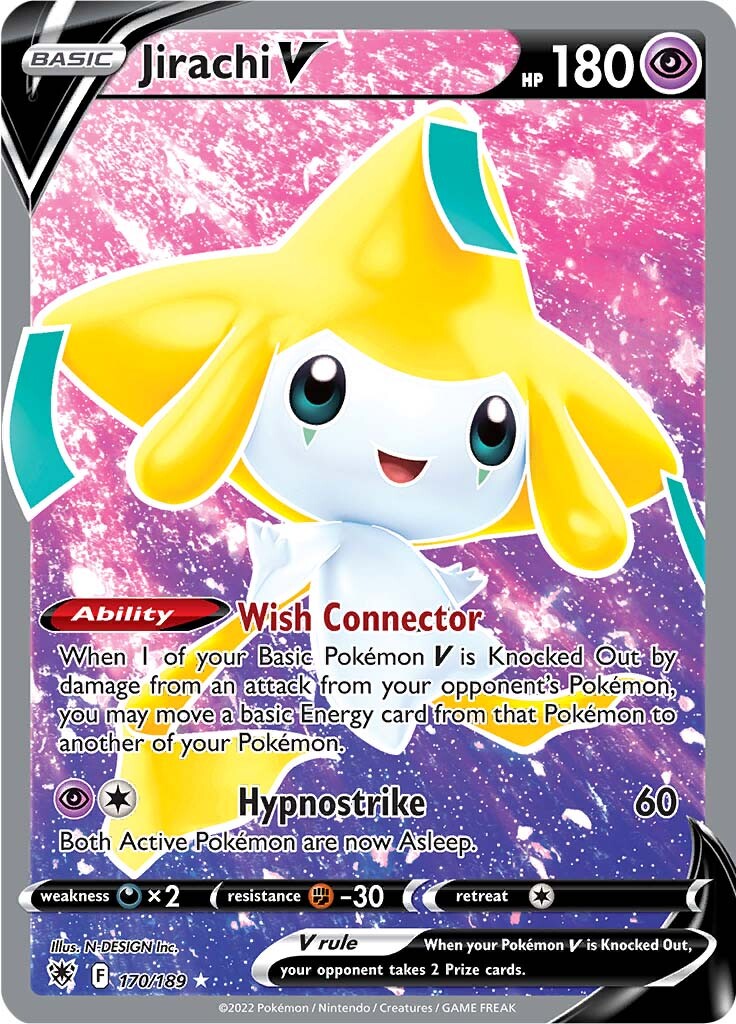 Jirachi V (170/189) [Sword & Shield: Astral Radiance] | Card Citadel