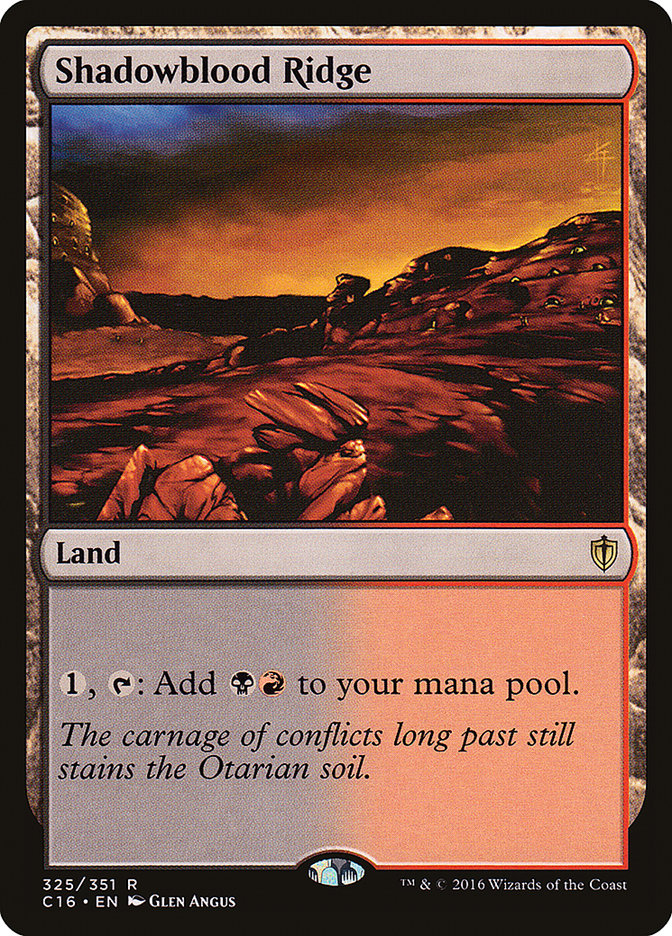 Shadowblood Ridge [Commander 2016] | Card Citadel