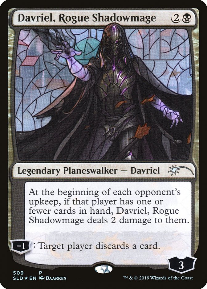Davriel, Rogue Shadowmage (Stained Glass) [Secret Lair Drop Promos] | Card Citadel