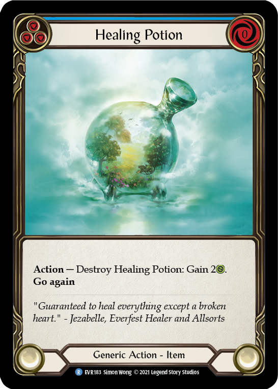 Healing Potion [EVR183] (Everfest)  1st Edition Cold Foil | Card Citadel