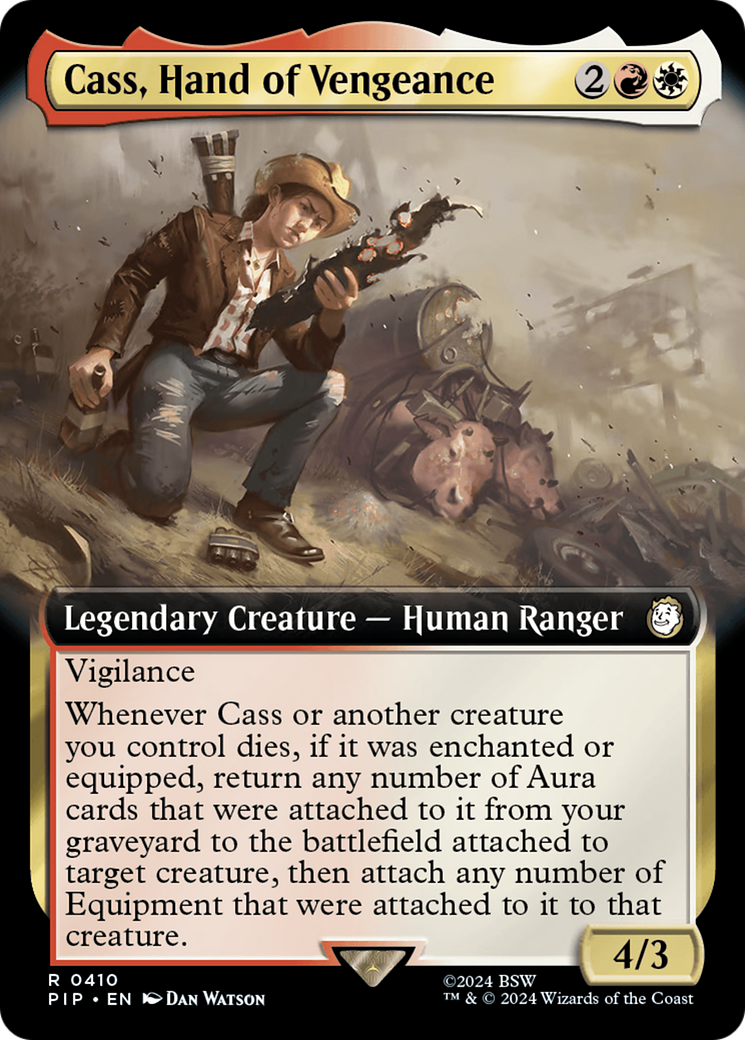 Cass, Hand of Vengeance (Extended Art) [Fallout] | Card Citadel