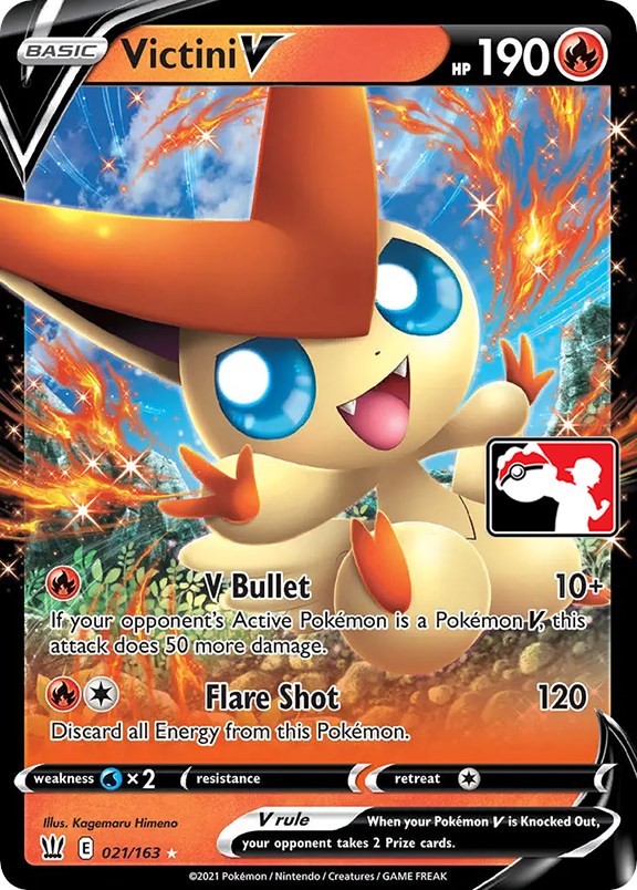 Victini V (021/163) [Prize Pack Series One] | Card Citadel