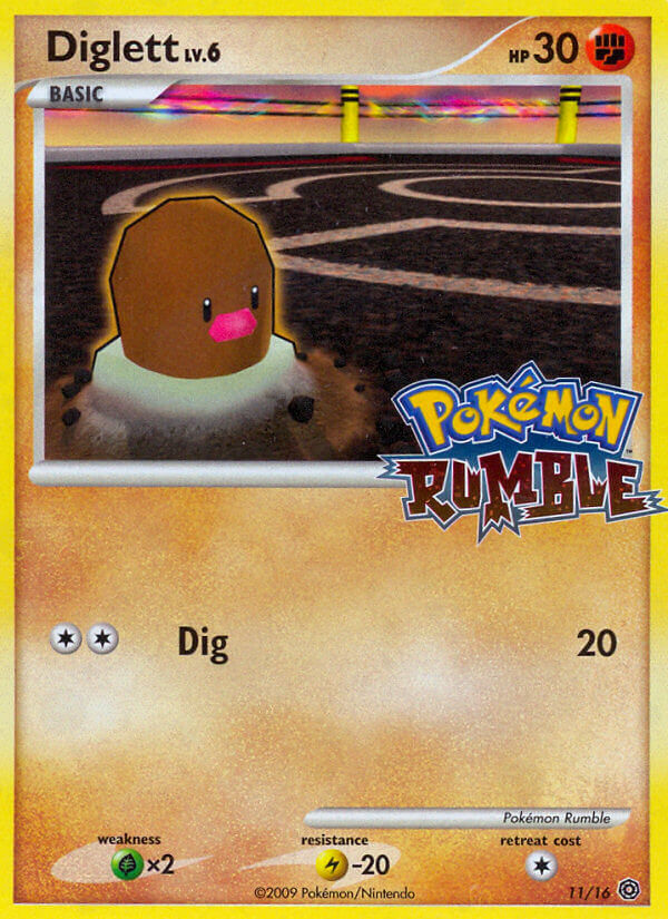 Diglett (11/16) [Pokémon Rumble] | Card Citadel
