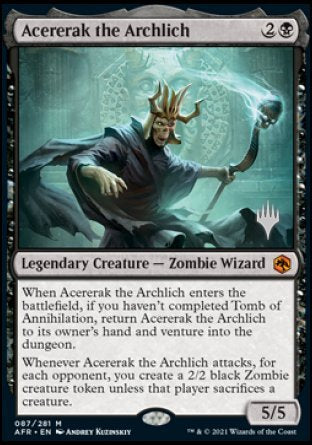 Acererak the Archlich (Promo Pack) [Dungeons & Dragons: Adventures in the Forgotten Realms Promos] | Card Citadel