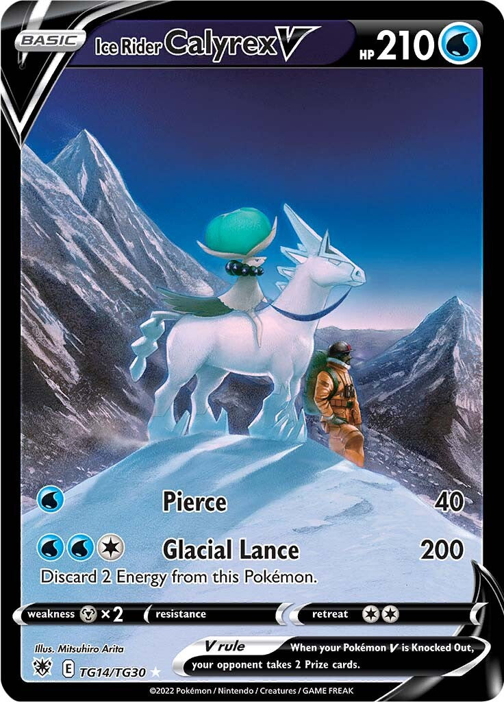 Ice Rider Calyrex V (TG14/TG30) [Sword & Shield: Astral Radiance] | Card Citadel