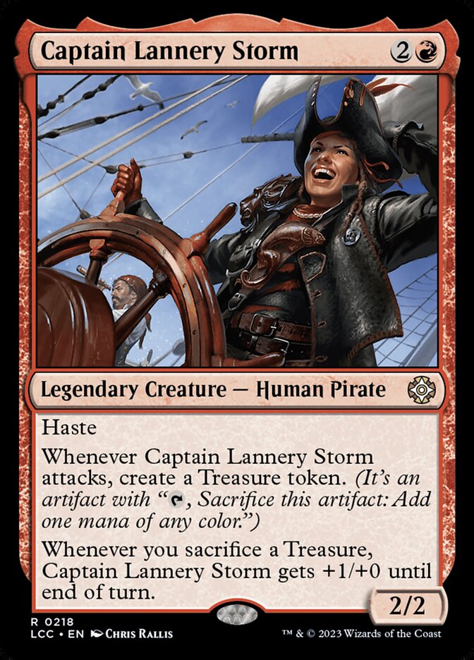 Captain Lannery Storm [The Lost Caverns of Ixalan Commander] | Card Citadel