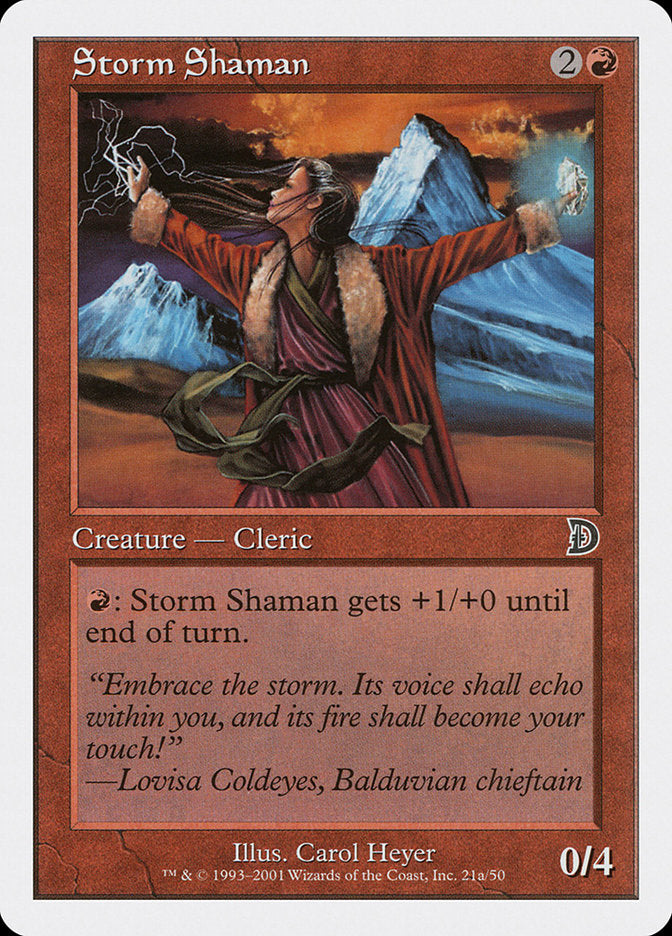 Storm Shaman (Female) [Deckmasters] | Card Citadel