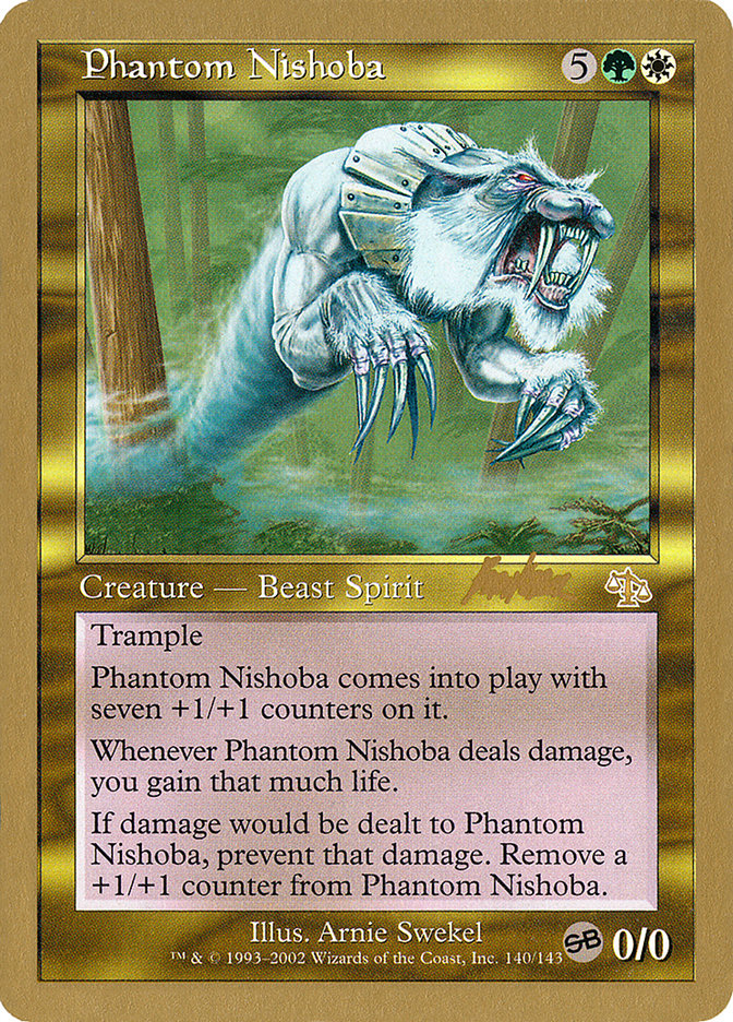 Phantom Nishoba (Brian Kibler) (SB) [World Championship Decks 2002] | Card Citadel