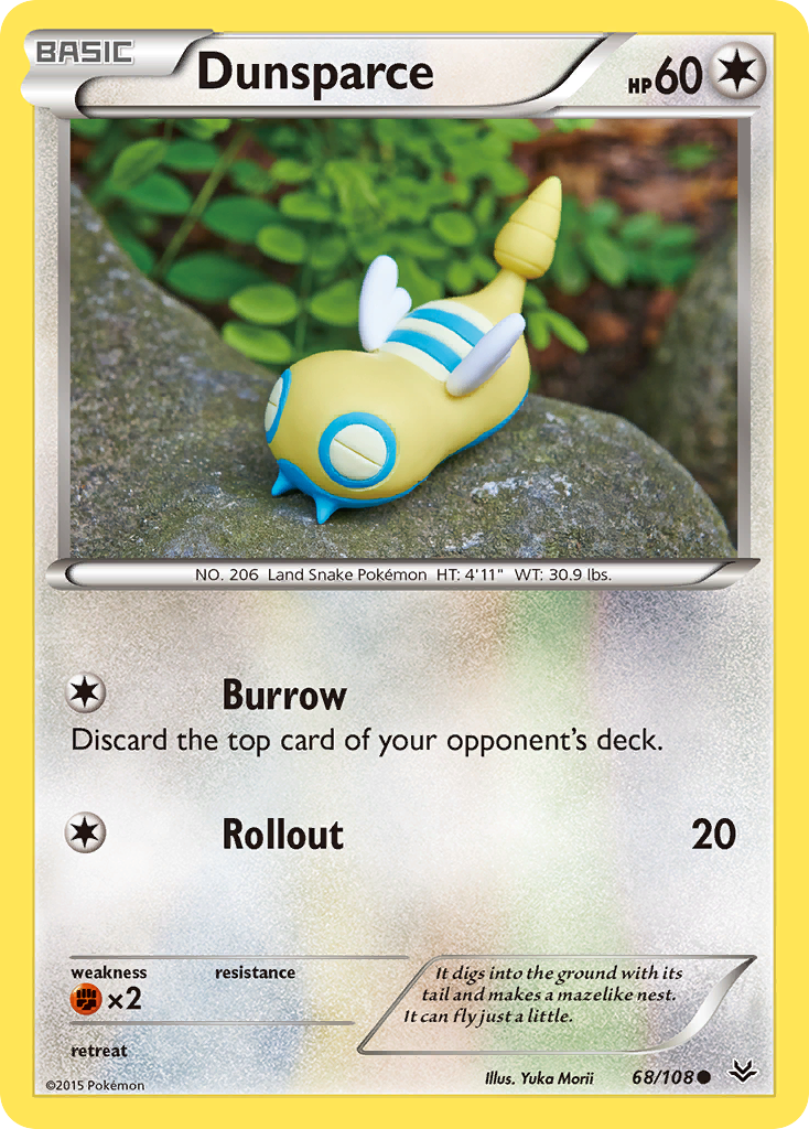 Dunsparce (68/108) [XY: Roaring Skies] | Card Citadel