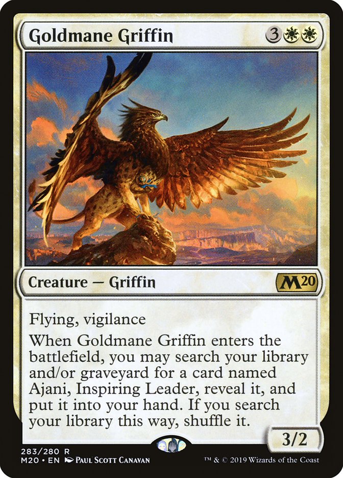 Goldmane Griffin [Core Set 2020] | Card Citadel