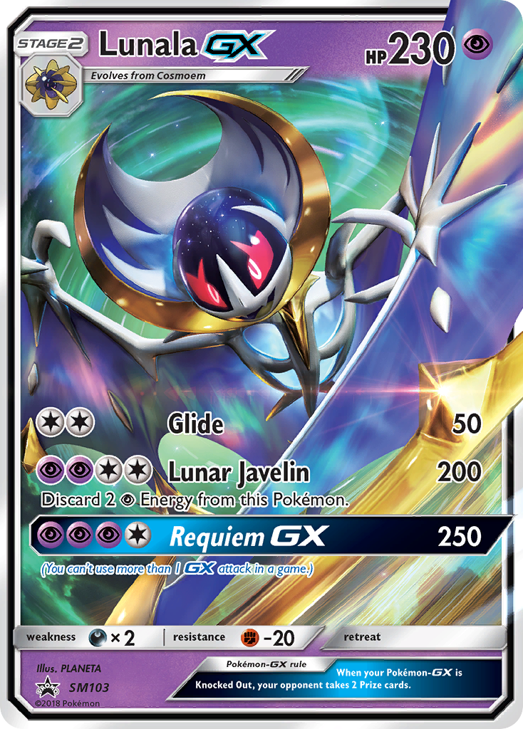 Lunala GX (SM103) [Sun & Moon: Black Star Promos] | Card Citadel