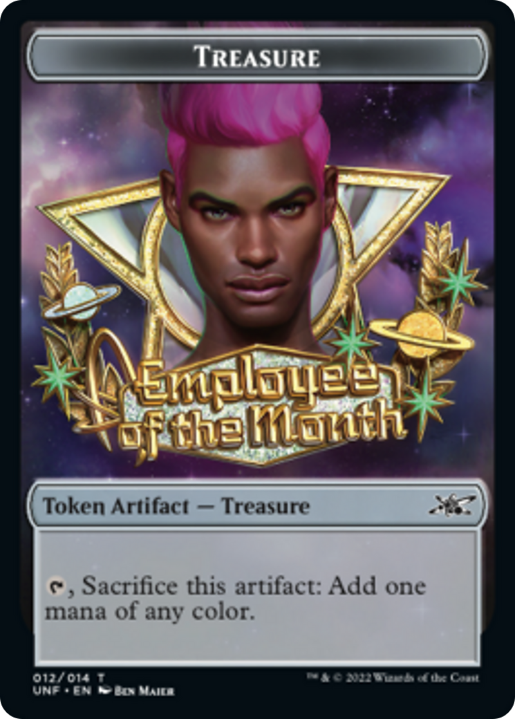 Teddy Bear // Treasure (012) Double-sided Token [Unfinity Tokens] | Card Citadel