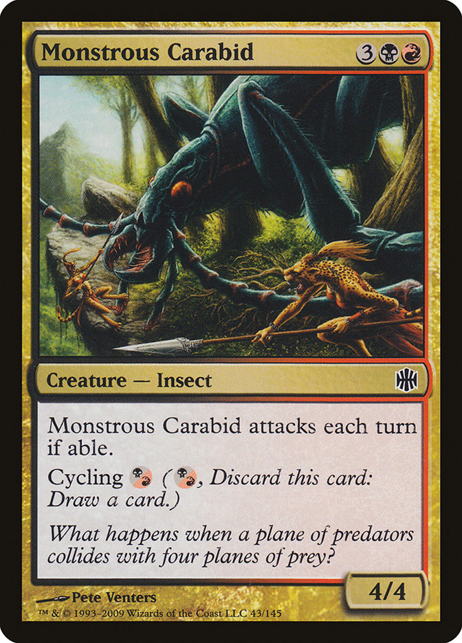 Monstrous Carabid [Alara Reborn] | Card Citadel