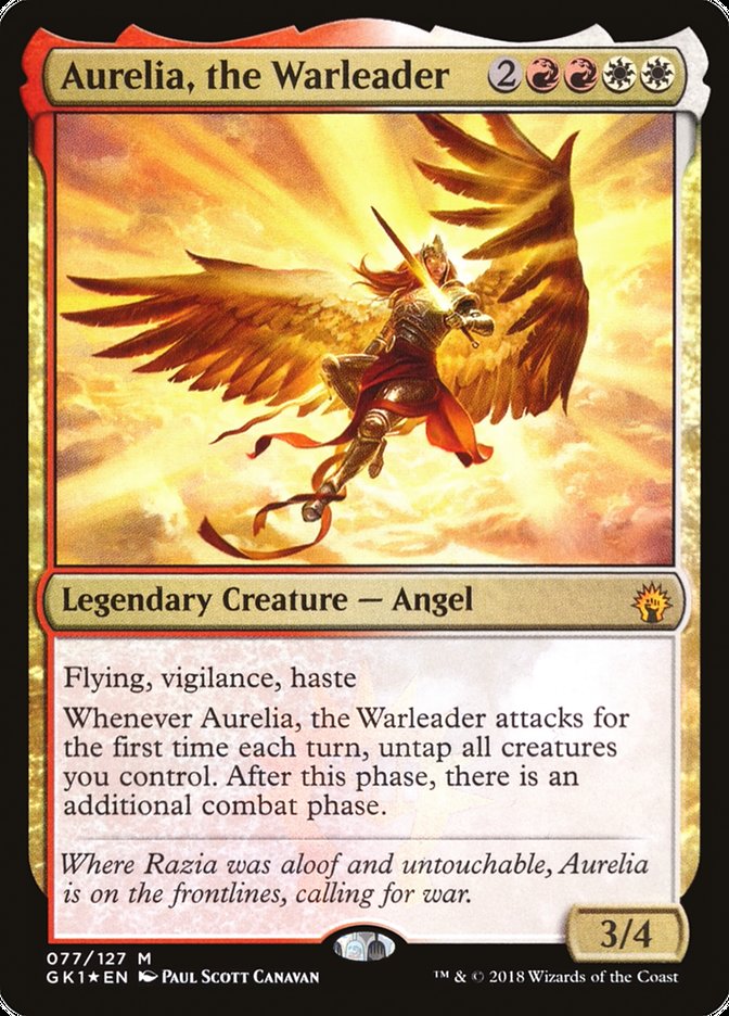 Aurelia, the Warleader [GRN Guild Kit] | Card Citadel