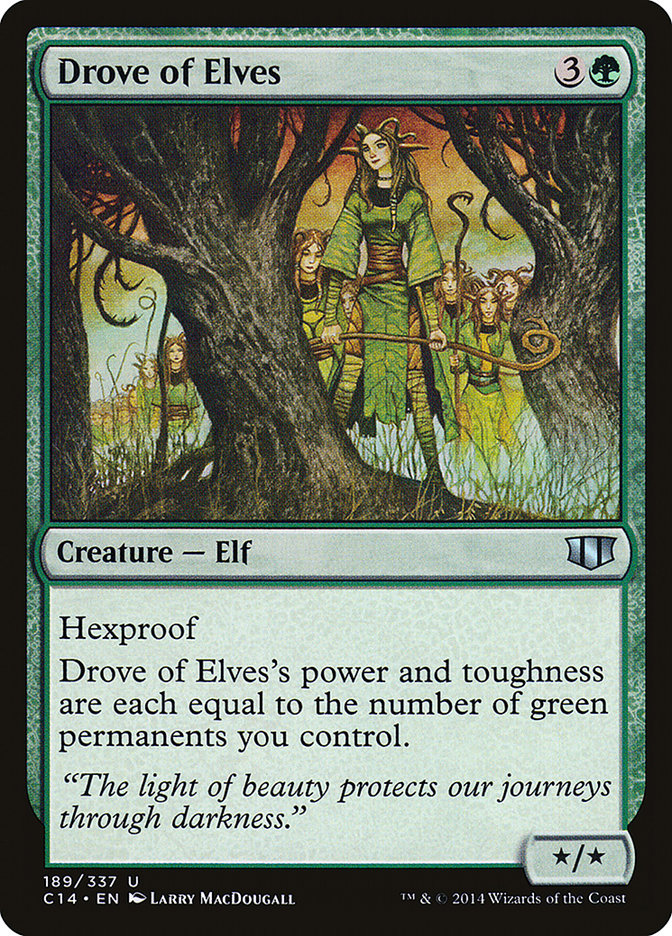 Drove of Elves [Commander 2014] | Card Citadel