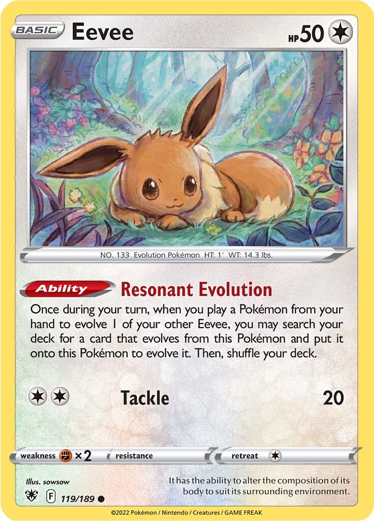 Eevee (119/189) [Sword & Shield: Astral Radiance] | Card Citadel