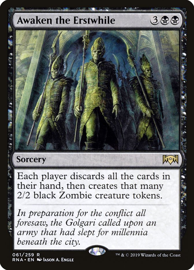 Awaken the Erstwhile [Ravnica Allegiance] | Card Citadel