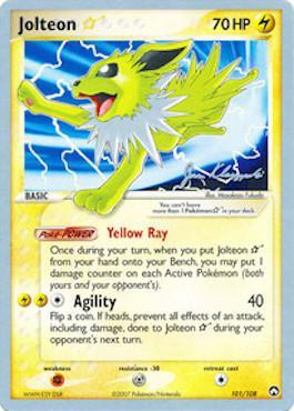 Jolteon Star (101/108) (Psychic Lock - Jason Klaczynski) [World Championships 2008] | Card Citadel