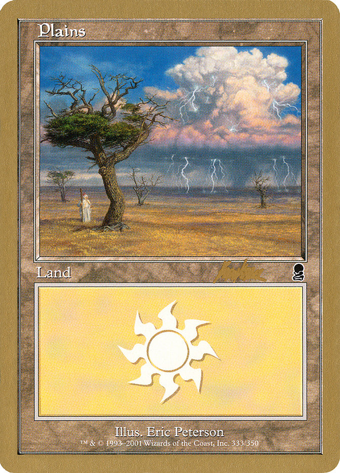 Plains (bk333) (Brian Kibler) [World Championship Decks 2002] | Card Citadel