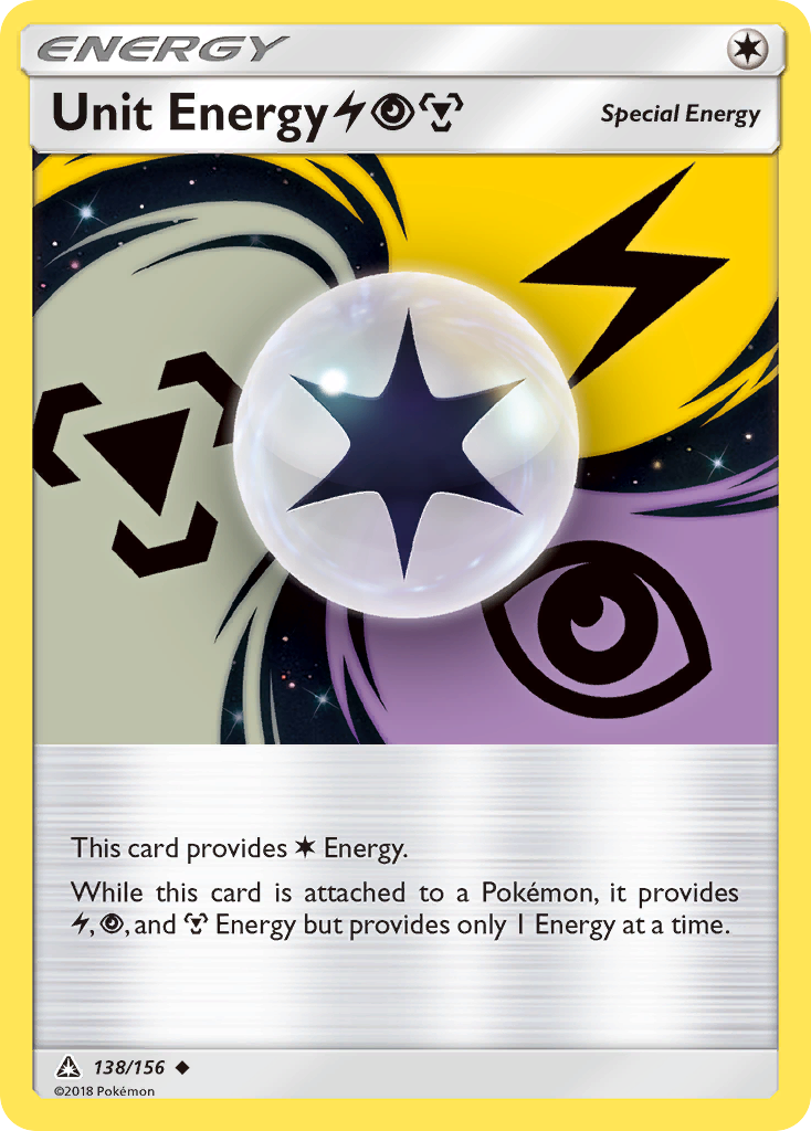 Unit Energy (138/156) (Lightning, Psychic, Metal) [Sun & Moon: Ultra Prism] | Card Citadel