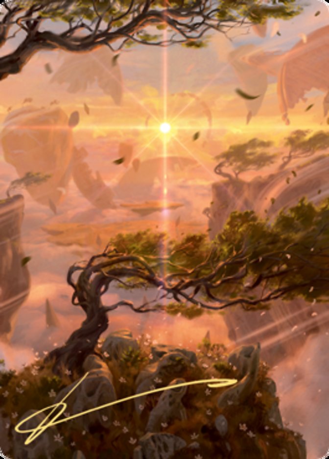 Windswept Heath Art Card (Gold-Stamped Signature) [Zendikar Rising Art Series] | Card Citadel