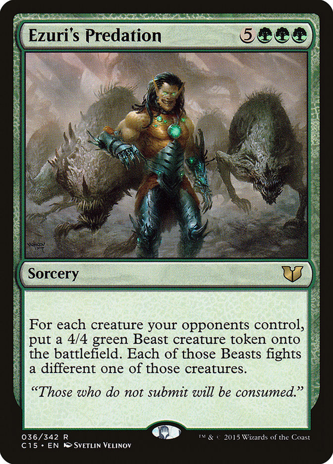 Ezuri's Predation [Commander 2015] | Card Citadel