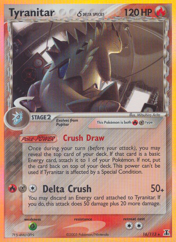 Tyranitar (16/113) (Delta Species) [EX: Delta Species] | Card Citadel